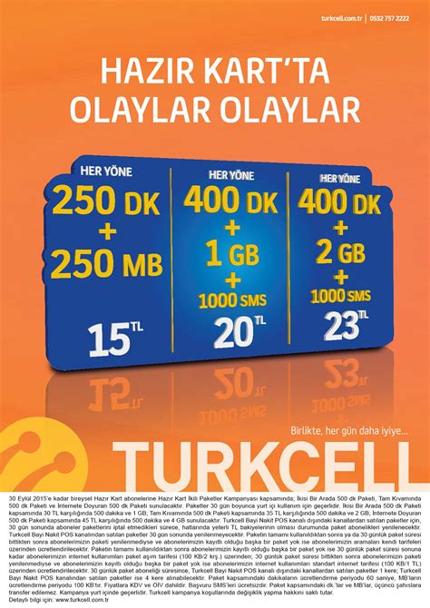 turkcell hazır kart kampanyaları 2016